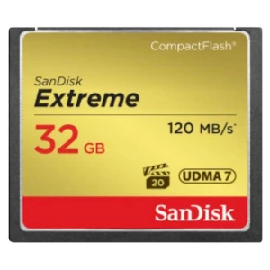 Spominska kartica Compact Flash 32GB Sandisk Etreme 120MB/s/85MB/s (SDCFXSB-032G-G46)