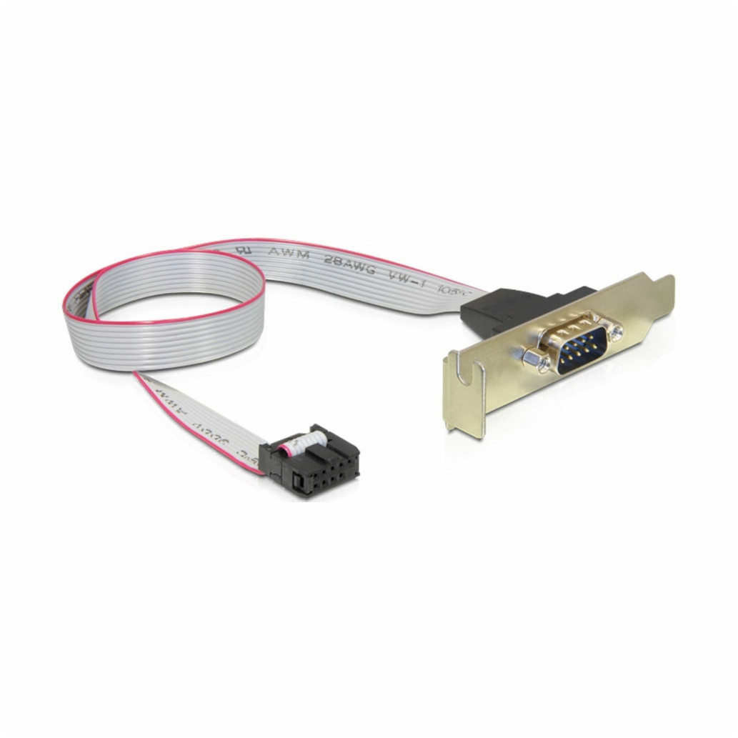 Adapter MB interni COM (RS232) port v PCI slot low profile 40cm Delock