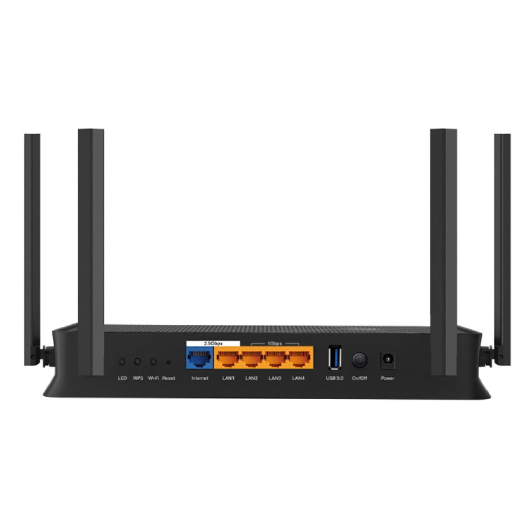 Usmerjevalnik brezžični TP-Link Archer BE230 WiFi7 802.11be BE3600 3600Mbit/s USB-A 4xLAN+WAN 4x antena () - slika 3