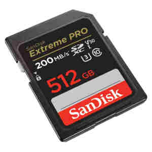 Spominska kartica SDXC 512GB Sandisk Extreme Pro Extreme 140MB/s/140MB/s U3 V30 UHS-I (SDSDXXD-512G-GN4IN)