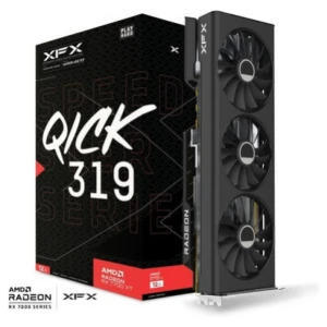 Grafična kartica AMD RX 7700XT XFX Speedster QICK 319 - 12GB GDDR6 | 3xDisplayport 2.1 1xHDMI 2.1 (RX-77TQICKB9)