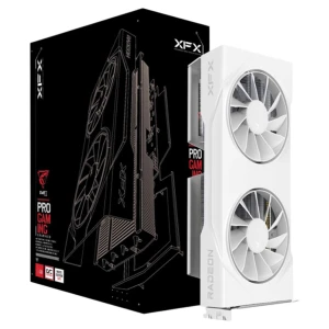 Grafična kartica AMD RX9060 XT XFX Swift OC Edition Bela - 8GB GDDR6 | 1xHDMI 1xHDMI 2.1 2xDisplayport 2.1 (RX-96TSW8GWQ)