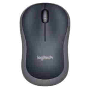 Miš Logitech brezžična M185 za notesnike siva nano (910-002235)