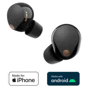 Slušalke brezžične Sony ušesne BT WF1000XM5 črne (WF1000XM5B.CE7)