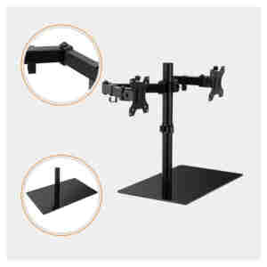 Nosilec namizni VonHaus za monitor 13"-27" do 2x 8kg (3000484)