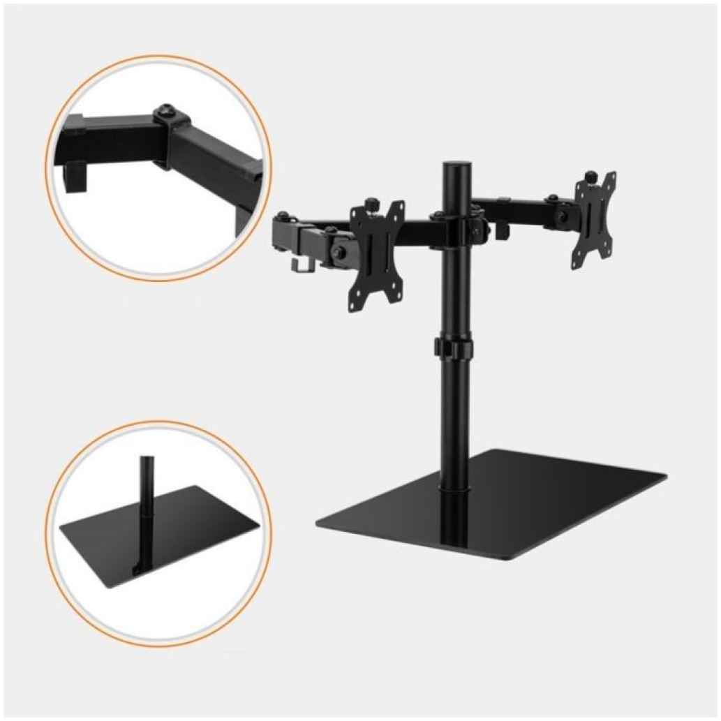Nosilec namizni VonHaus za monitor 13"-27" do 2x 8kg (3000484)
