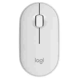 Miš brezžična Bluetooth Logitech M350S Pebble 2 4000DPI bela (910-007013)
