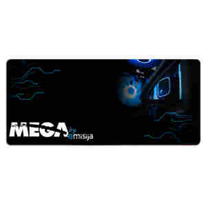 Podloga za miško MEGA mikrovlakna 900x400x3mm XXL vodoodporna črna (6669990)