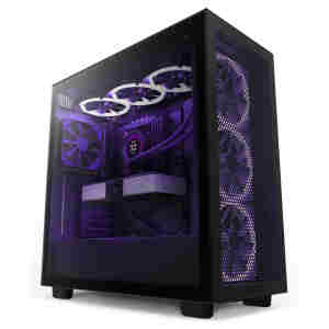 Ohišje NZXT H7 Flow MidiATX - črna