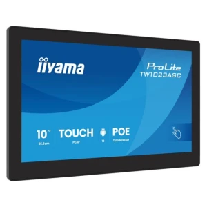 Tablični računalnik 10,1" 25,5cm Iiyama ProLite TW1023ASC-B3P 4GB 32GB eMMC MiniHDMI Android 13 črna 1280x720 Rockchip RK3568 WiFi BT PoE Technology iiSignage² (TW1023ASC-B3P)
