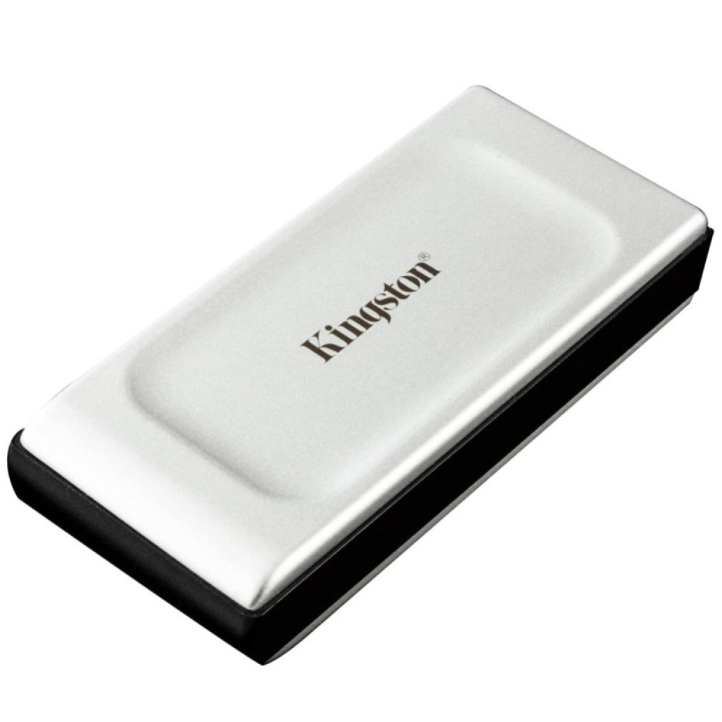 Prenosni disk SSD 2TB USB-C Kingston X2000 2000/2000MB/s - srebrna (SXS2000/2000G)