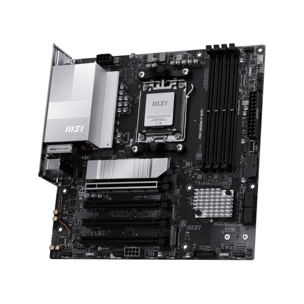 Osnovna plošča AM5 MSI PRO B850M-P WIFI microATX HDMI DisplayPort - slika 3