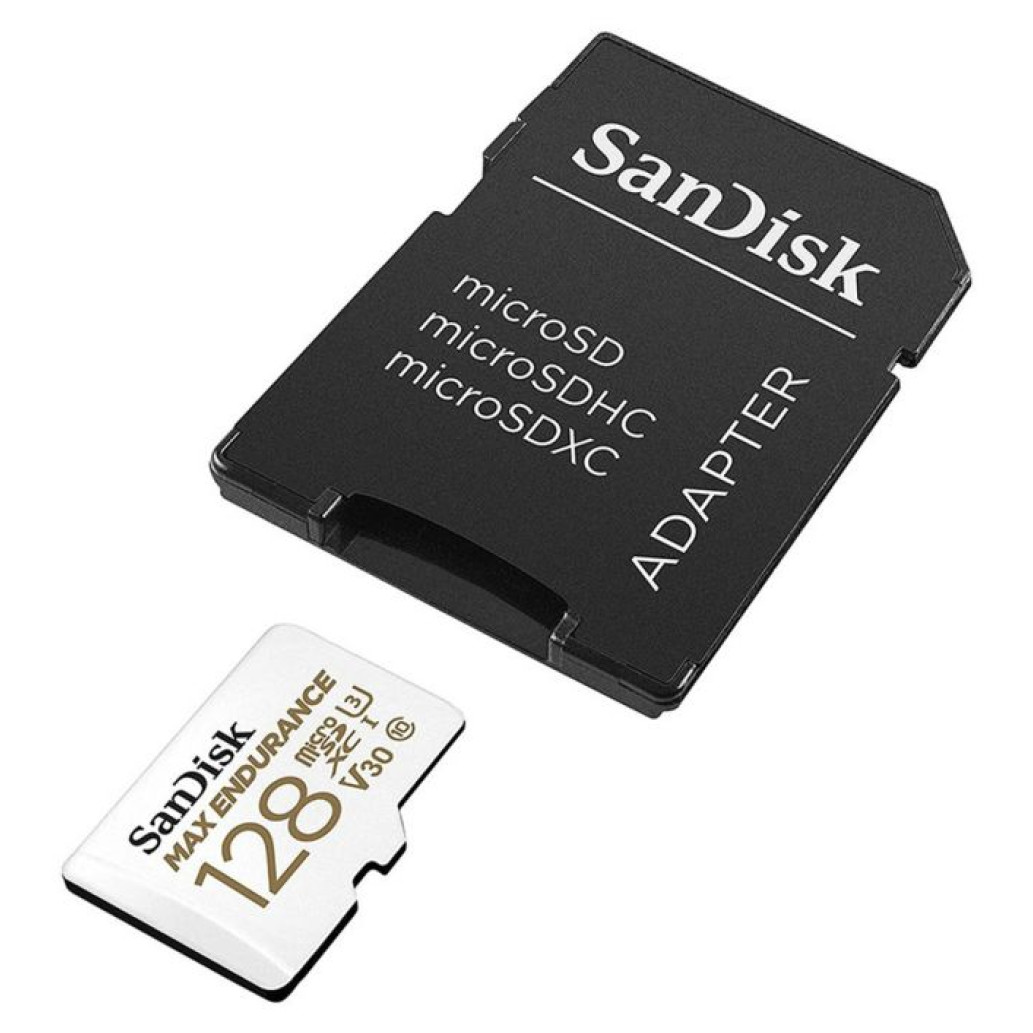 Spominska kartica microSDXC 128GB Sandisk Max Endurance 100MB/s/40MB/s U3 V30 UHS-I +adapter (SDSQQVR-128G-GN6IA) - slika 2