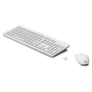 Tipkovnica in miš HP brezžična 230 SLO bela (3L1F0AA#BED)