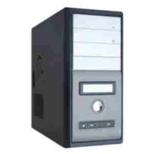 Ohišje HKC 8010D + 430W napajalnik MidiATX - siva