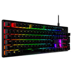 Gaming Tipkovnica USB-A - HyperX Alloy Origins PBT US | SLO gravura črna RGB (639N3AA#ABA)