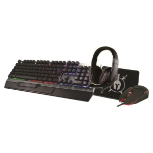 Tipkovnica +MIŠ+ Podloga + Slušalke Gaming MS Industrial ELITE C500 komplet 4 v 1