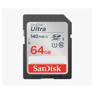 Spominska kartica SDXC 64GB Sandisk Ultra 140MB/s/100MB/s U1 V10 UHS-I (SDSDUNB-064G-GN6IN)