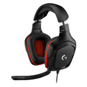 Slušalke žične naglavne 2x 3,5mm stereo Logitech G332 Leatherette gaming z mikrofonom (981-000757)