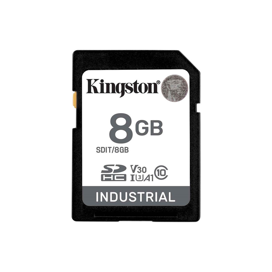 Spominska kartica SDHC 8GB Kingston Industrial 100MB/s/80MB/s U3 V30 UHS-I (SDIT/8GB)