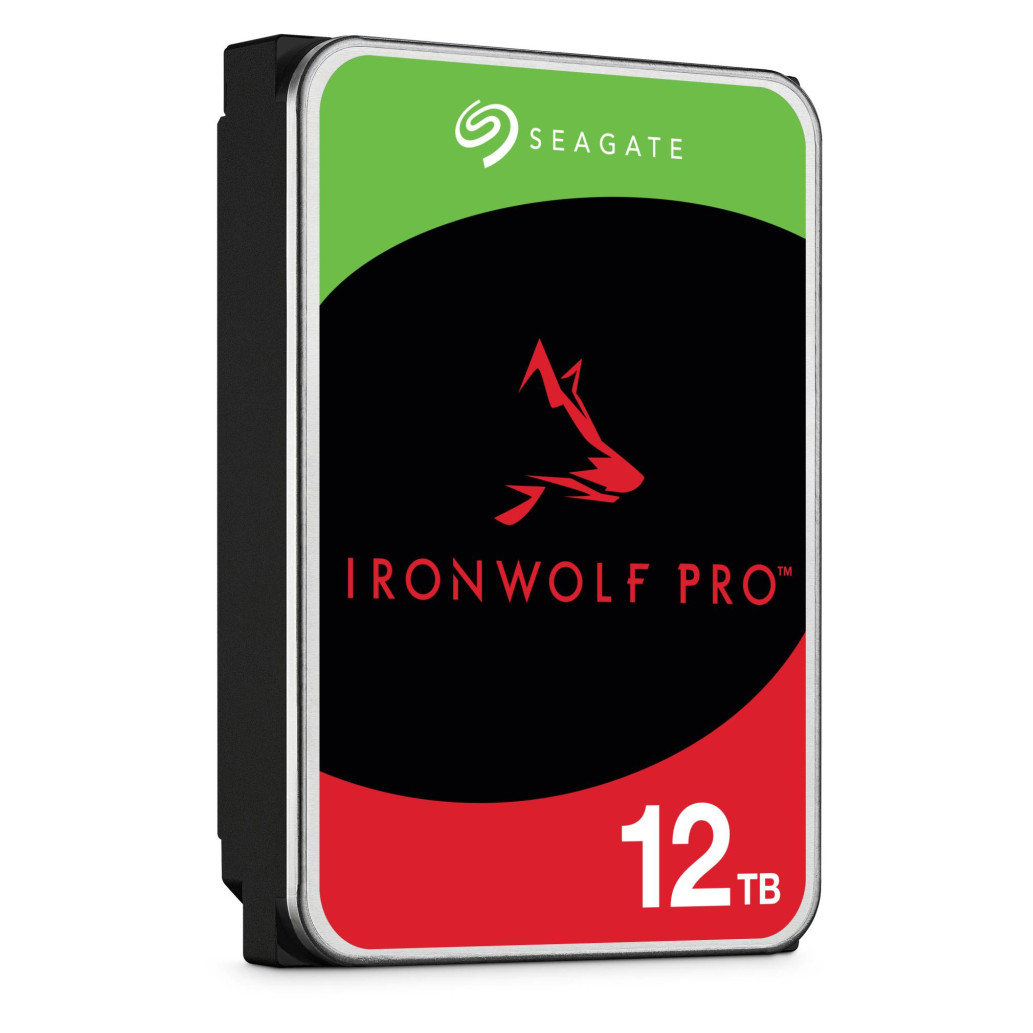 Trdi disk 3,5" 12TB SATA3 Seagate IronWolf PRO 6Gb/s 7200rpm 256MB primerno za NAS (ST12000NT001)