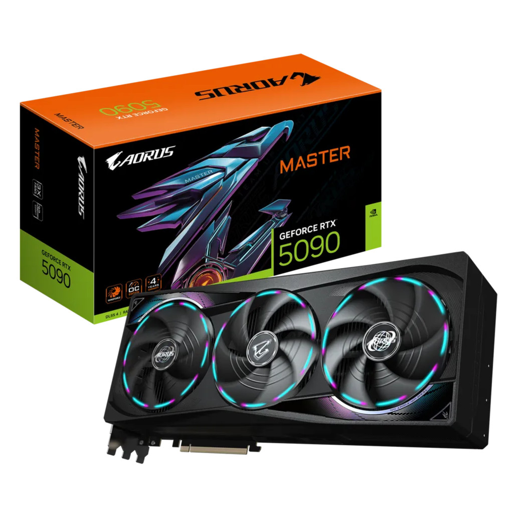 Grafična kartica nVidia RTX5090 GigaByte AORUS MASTER - 32GB GDDR7 (GV-N5090AORUS M-32GD)