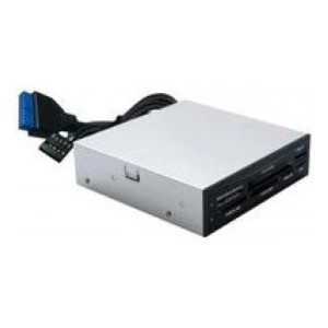 Vgradni čitalec kartic HKC USB 2.0 za 25v1 črn