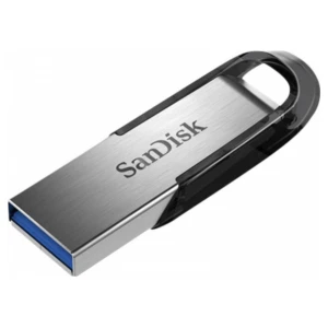 Spominski ključek 256GB USB3.0 Sandisk Ultra Flair 150MB/s 60MB/s kovinski-plastičen brez pokrovčka črno-srebrn Enkripcija 128-bit AES (SDCZ73-256G-G46)