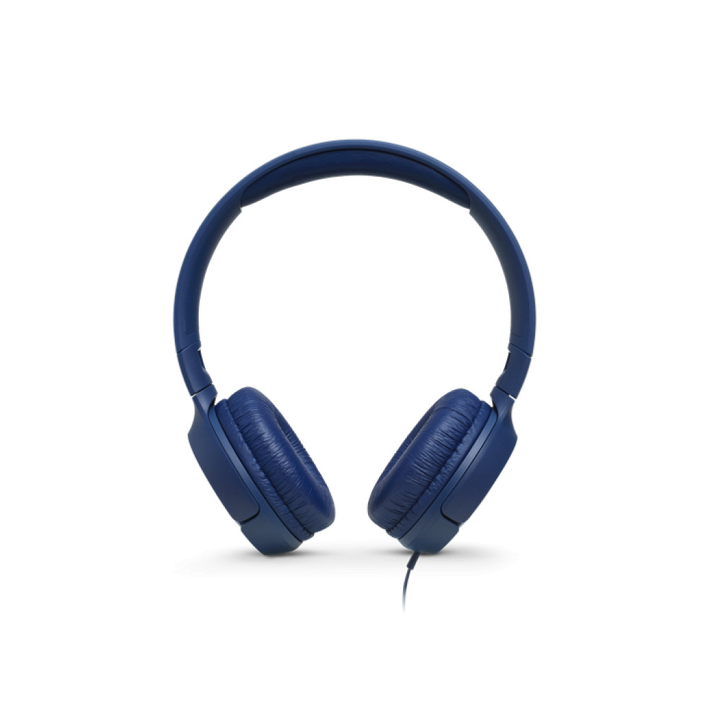 Slušalke žične JBL naglavne 1x3,5mm Tune 500 modre z mikrofonom (JBLT500BLU) - slika 2