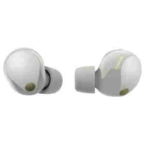 Slušalke brezžične Sony ušesne BT WF1000XM5 srebrna ANC (WF1000XM5S.CE7)