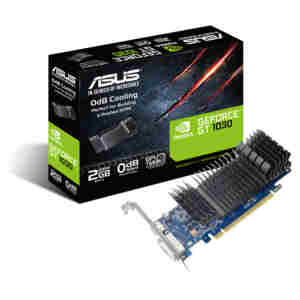 Grafična kartica nVidia GT1030 Asus GT1030-2G-BRK - 2GB DDR5 - low profile silent (90YV0AT0-M0NA00)