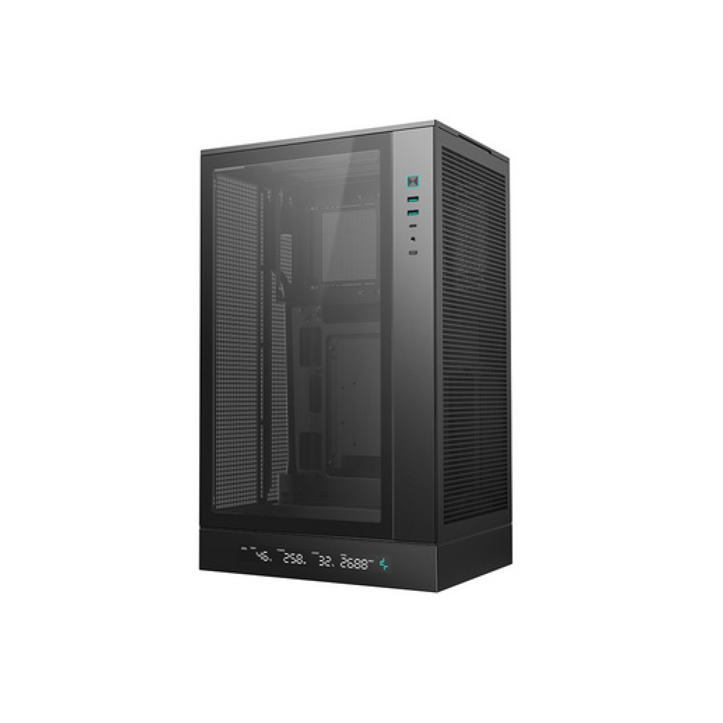 Ohišje Deepcool CH270 DIGITAL microATX - črna - slika 3