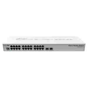 STIKALO 24-PORT 2xSFP Mikrotik Cloud 100/1000 Managed Rack (CRS326-24G-2S+RM)