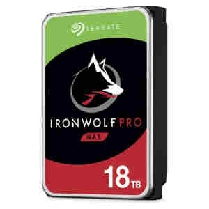 Trdi disk 3,5" 18TB SATA3 Seagate IronWolf PRO 6Gb/s 7200rpm 256MB primerno za NAS tovarniško obnovljen (ST18000NE000-FR)