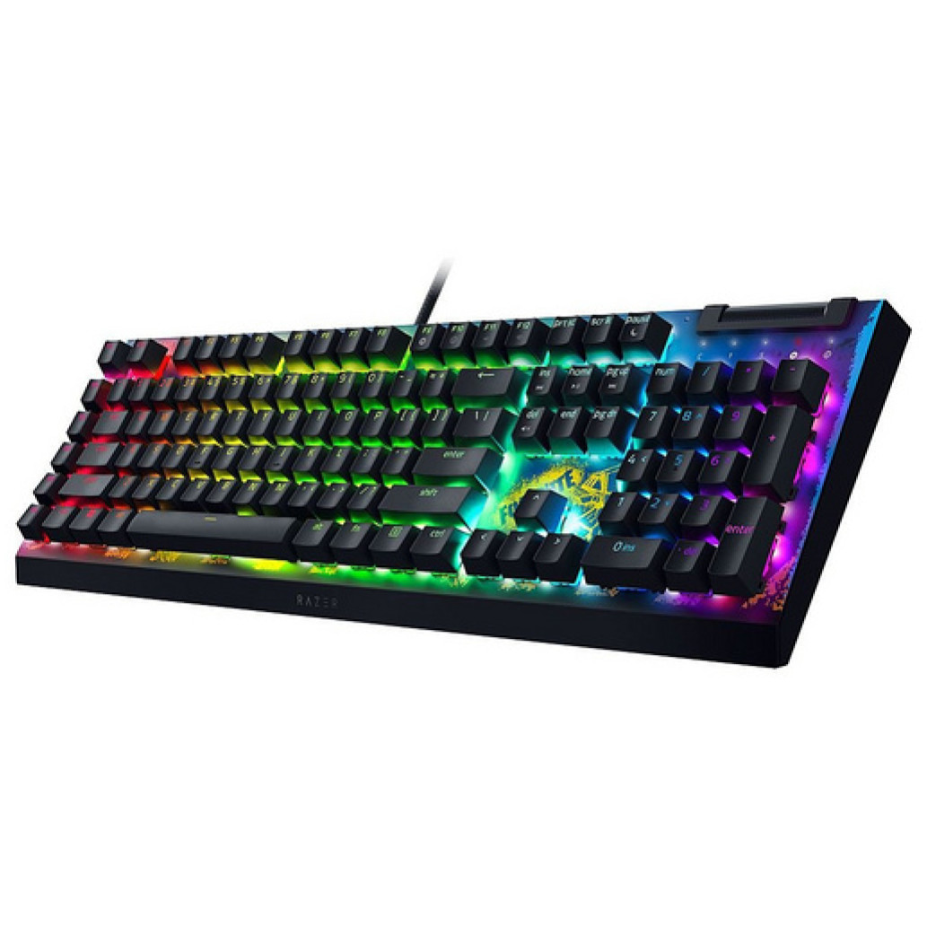 Gaming Tipkovnica Žična Razer BlackWidow V4 X US | rumena RGB Fortnite Edition (RZ03-04703600-R3M1) - slika 4