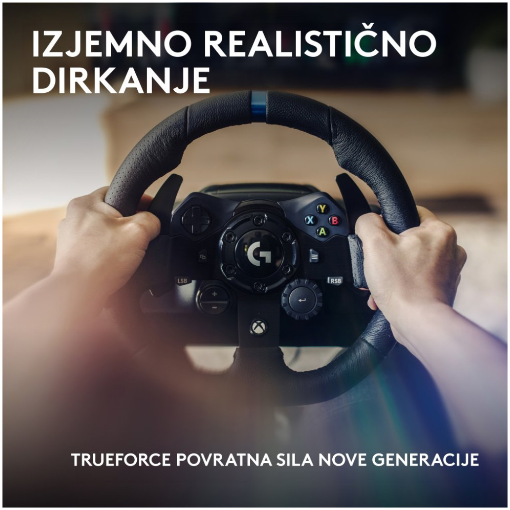 Volan Logitech G923 USB za Xbox X/S, Xbox One in PC (941-000158) - slika 3