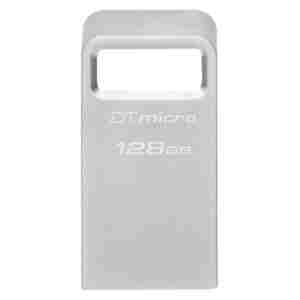 Spominski ključek 128GB USB 3.2 Kingston DT Micro 200MB/s - kovinski/micro/srebrn (DTMC3G2/128GB)