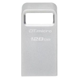Spominski ključek 128GB USB 3.2 Kingston DT Micro 200MB/s - kovinski/micro/srebrn (DTMC3G2/128GB)