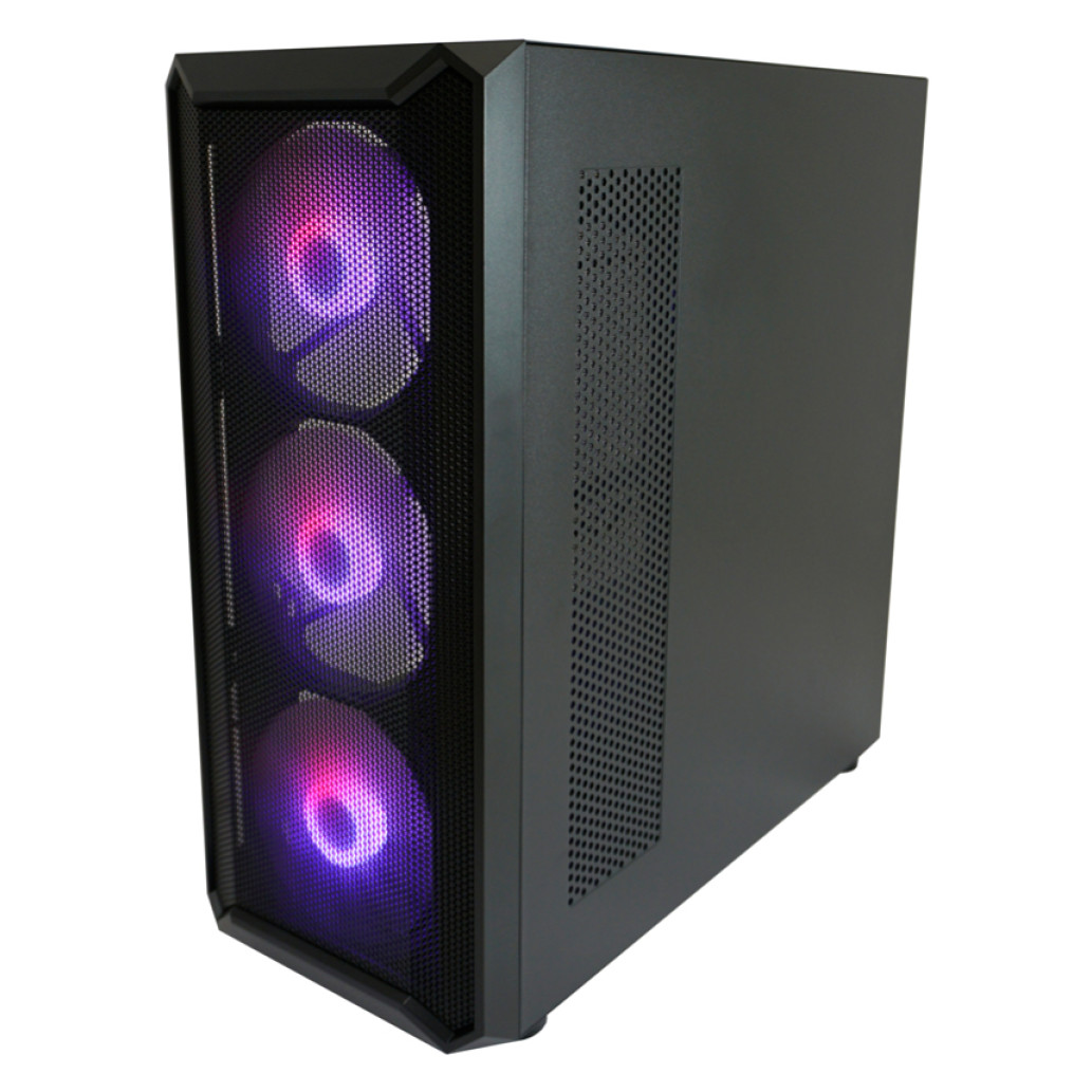 Ohišje LC Power Gaming 804B Obsession X MidiATX - črna RGB - slika 3