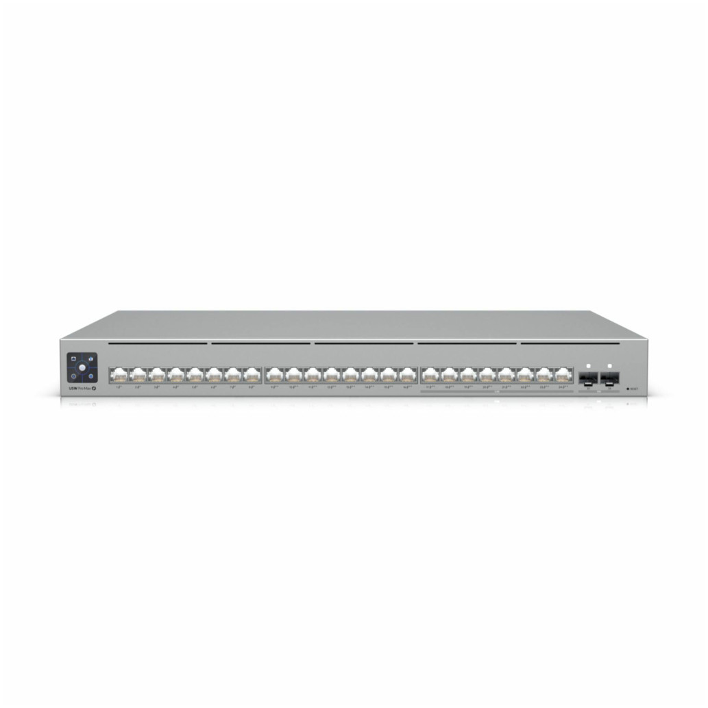 STIKALO 16-PORT + 2x SFP Ubiquiti UniFi 4x2,5Gbp/s 12x1Gbp/s 2x10g SFP+ Managed Rackmount (USW-PRO-MAX-16) - slika 2