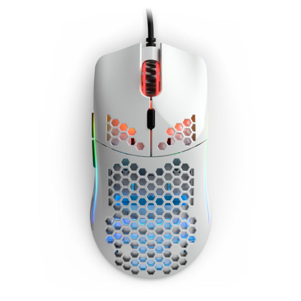 Miš Glorious USB GO-GWHITE M optična gaming 12000DPI RGB bela (GO-GWHITE)