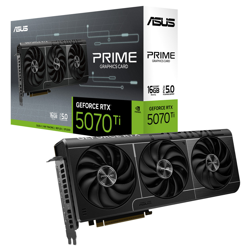 Grafična kartica nVidia RTX5070Ti Asus Prime - 16GB GDDR7 (90YV0MF0-M0NA00)