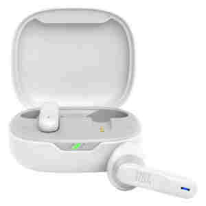 Slušalke brezžične JBL ušesne z mikrofonom BT Wave 300TWS bele TWS (JBLW300TWSWHT)