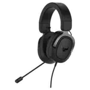 Slušalke gaming Asus TUF H3 črne žične naglavne 2x 3,5mm stereo (90YH028G-B1UA00)