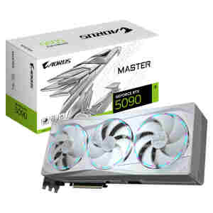 Grafična kartica nVidia RTX5090 GigaByte Master ICE bela - 32GB GDDR7 (GCGB-541)