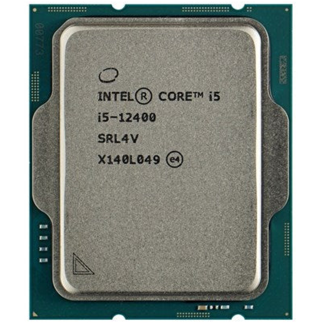 Procesor Intel 1700 Core i5 12400 6C/6T 2.5GHz/4.4GHz tray 65W/117W grafika HD 730 brez hladilnika