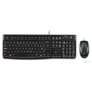 Tipkovnica in miš Logitech USB MK120 SLO črna (920-002549)