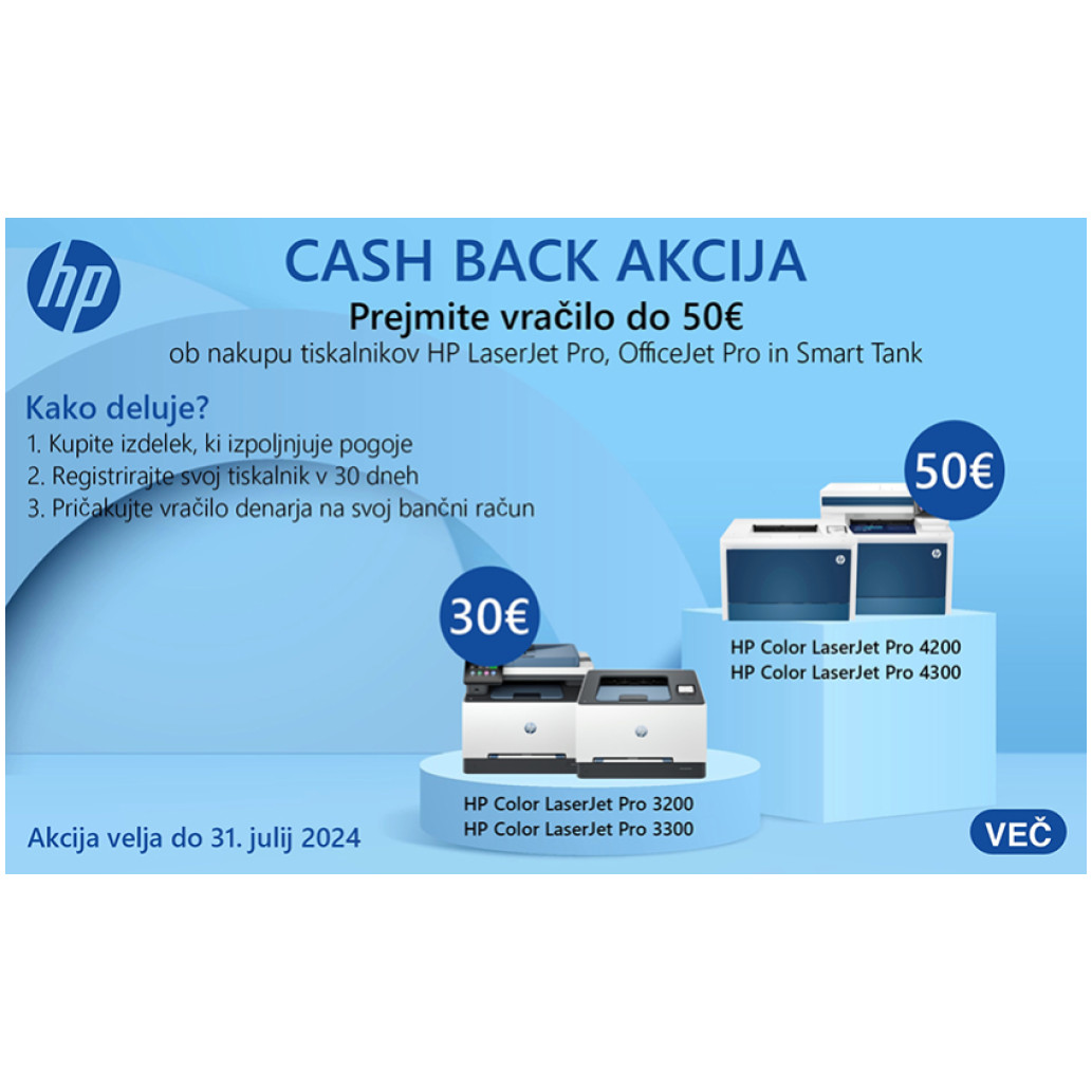 Tiskalnik laserski ČB HP LaserJet Pro 3002dn A4 duplex tisk USB LAN 40ppm Cashback 1.2.-30.4.2026 - 30€ (3G651F#B19) - slika 2