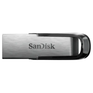 Spominski ključek 64GB USB 3.0 Sandisk Ultra Flair 150MB/s - kovinski/brez pokrovčka/črn-srebrn (SDCZ73-064G-G46)