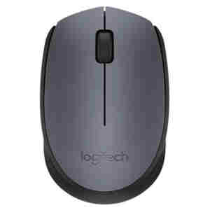 Miš Logitech brezžična optična za notesnike M170 siva (910-004642)